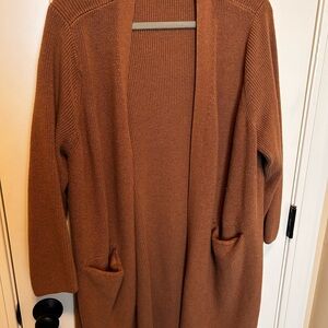 Old Navy Women's Tan Open-Front Cardigan